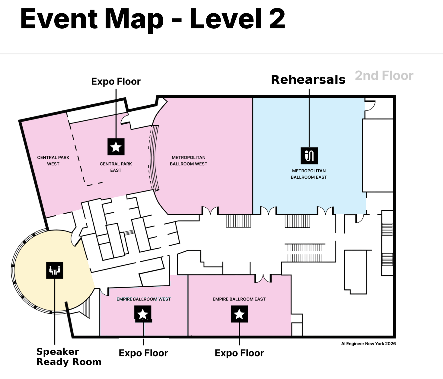 Event Map - Level 2 (Workshop Day)